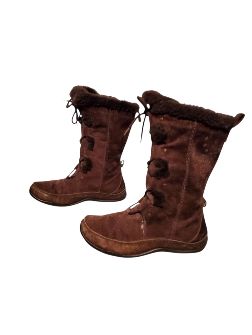 The North Face Brown Lace-Up Insulated Winter Boots Women's Size 8